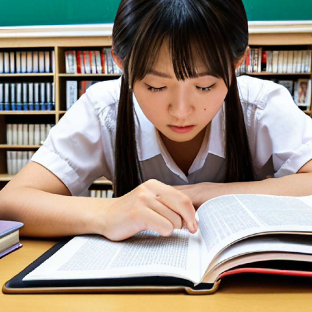 **

A determined student studying Japanese vocabulary and grammar, surrounded by JLPT textbooks and practice tests. The background shows a glimpse of a modern Japanese university campus, symbolizing their future goal. Focus on conveying a sense of dedication and academic ambition.

**