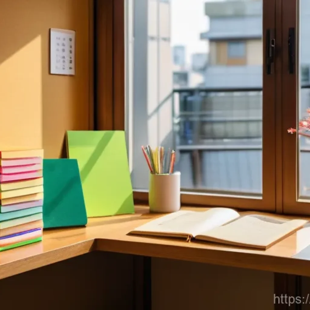 JLPT와 일본 내 국제 컨퍼런스 참석 사례 - **Prompt 1: A determined young adult, of diverse ethnicity, is engaged in Japanese language study in...