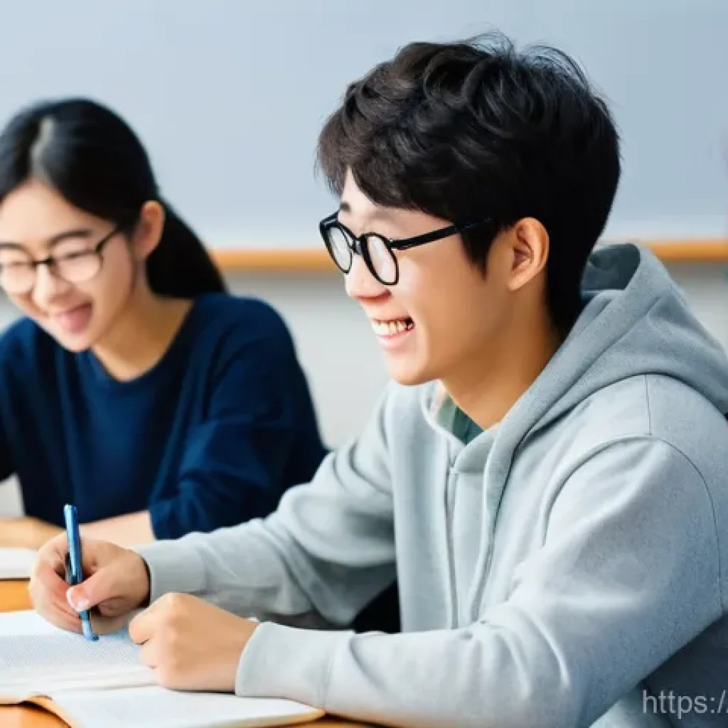 JLPT 일본어 학습자 커뮤니티 활용법 - **Prompt 1: Collaborative Learning and Shared Motivation**
    A vibrant and diverse group of young ...