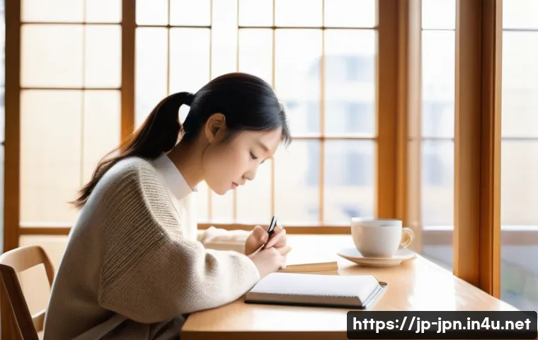 JLPT와 일본어 초급 강의 준비 방법 - A young adult, approximately 25 years old, with a warm and focused expression, is seated at a light ...