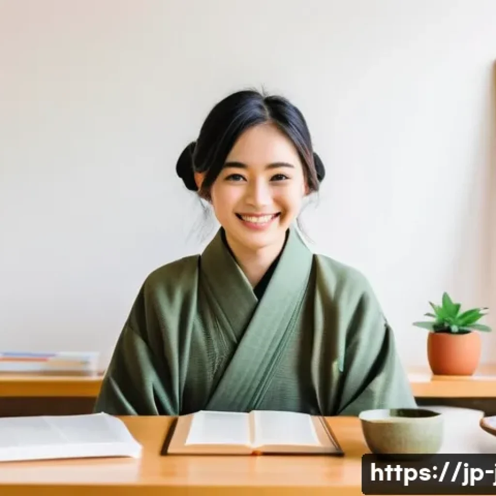 JLPT 취득 후 일본 문화 콘텐츠 제작 사례 - **Prompt 1: Energetic Japanese Culture Content Creator**
    "A vibrant and enthusiastic young adult...