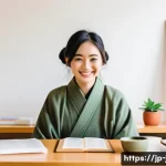 JLPT 취득 후 일본 문화 콘텐츠 제작 사례 - **Prompt 1: Energetic Japanese Culture Content Creator**
"A vibrant and enthusiastic young adult...